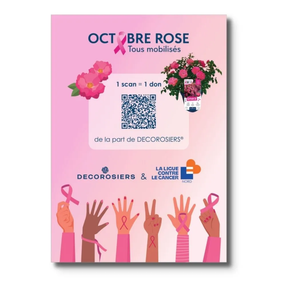 Affichettes OCTOBRE ROSE DECOROSIERS
